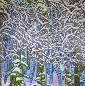 First snow in Allschwilerwald