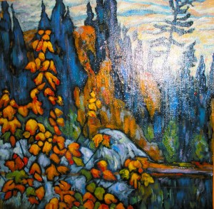 My copy of Lawren Harris' Autumn, Algoma 