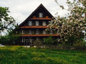 Typical swiss farm house...