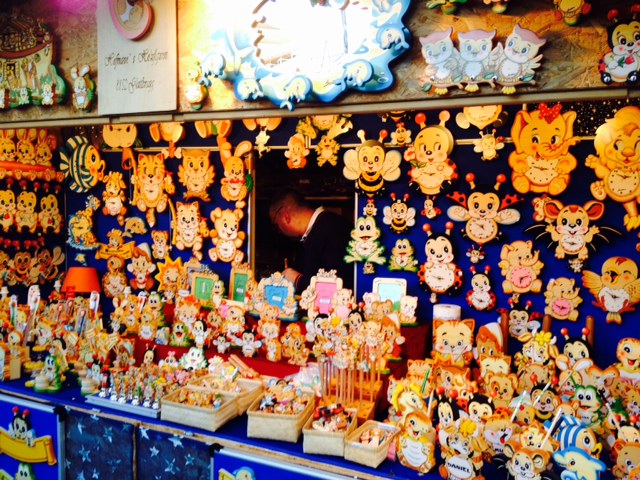 Crazy kitsch sold at christmas market