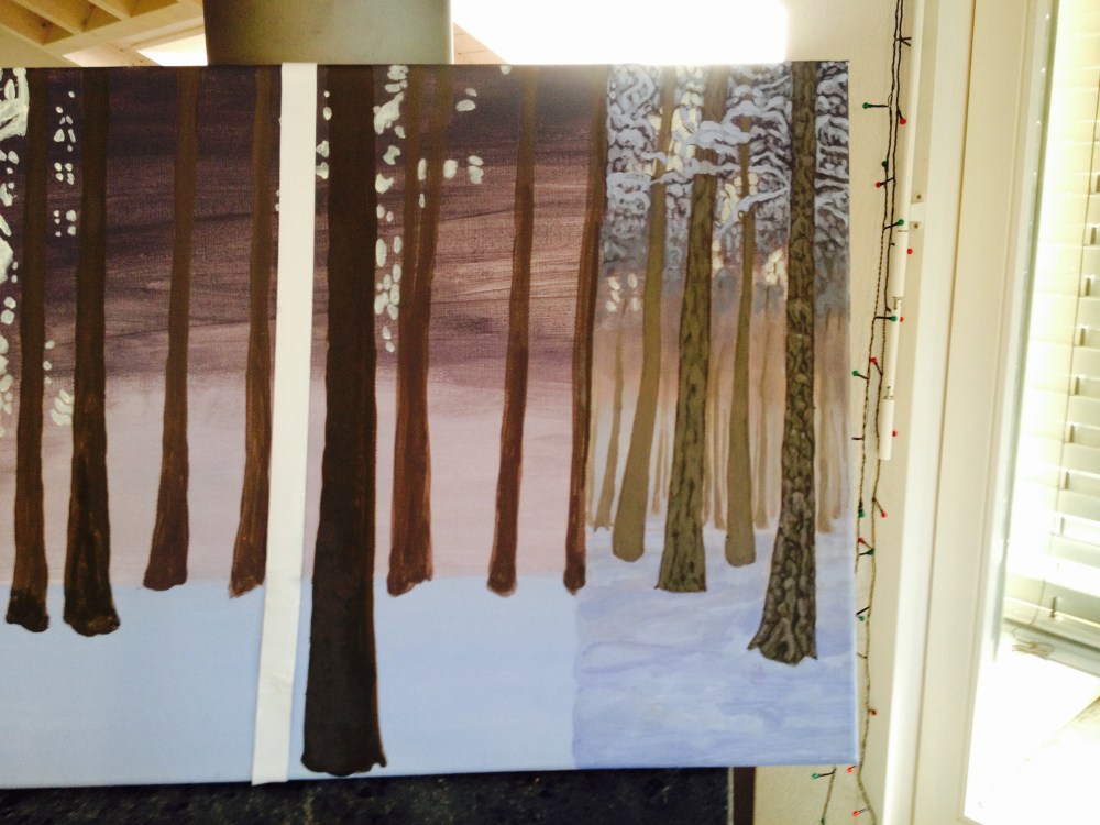 Ugly paint baby at time just prior of being painted over. Don't tell me you liked it, I may freak out. 