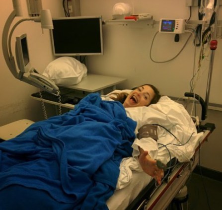 Enjoying some good, high  times in ER