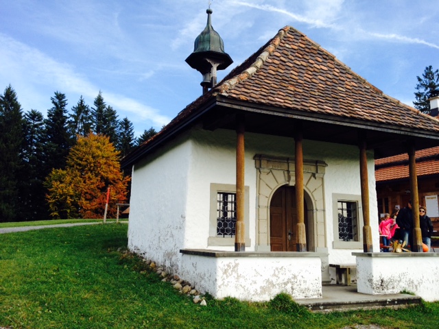 400 year St. Jost chapel - pilgrimage stop to Einseideln monastery. Impossibly isolated and peaceful. Up in the foothills, isolated and peaceful.
