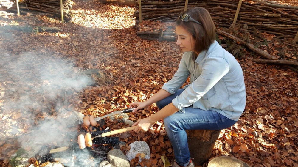 Forever chained to culinary drudgery - indoors or out.